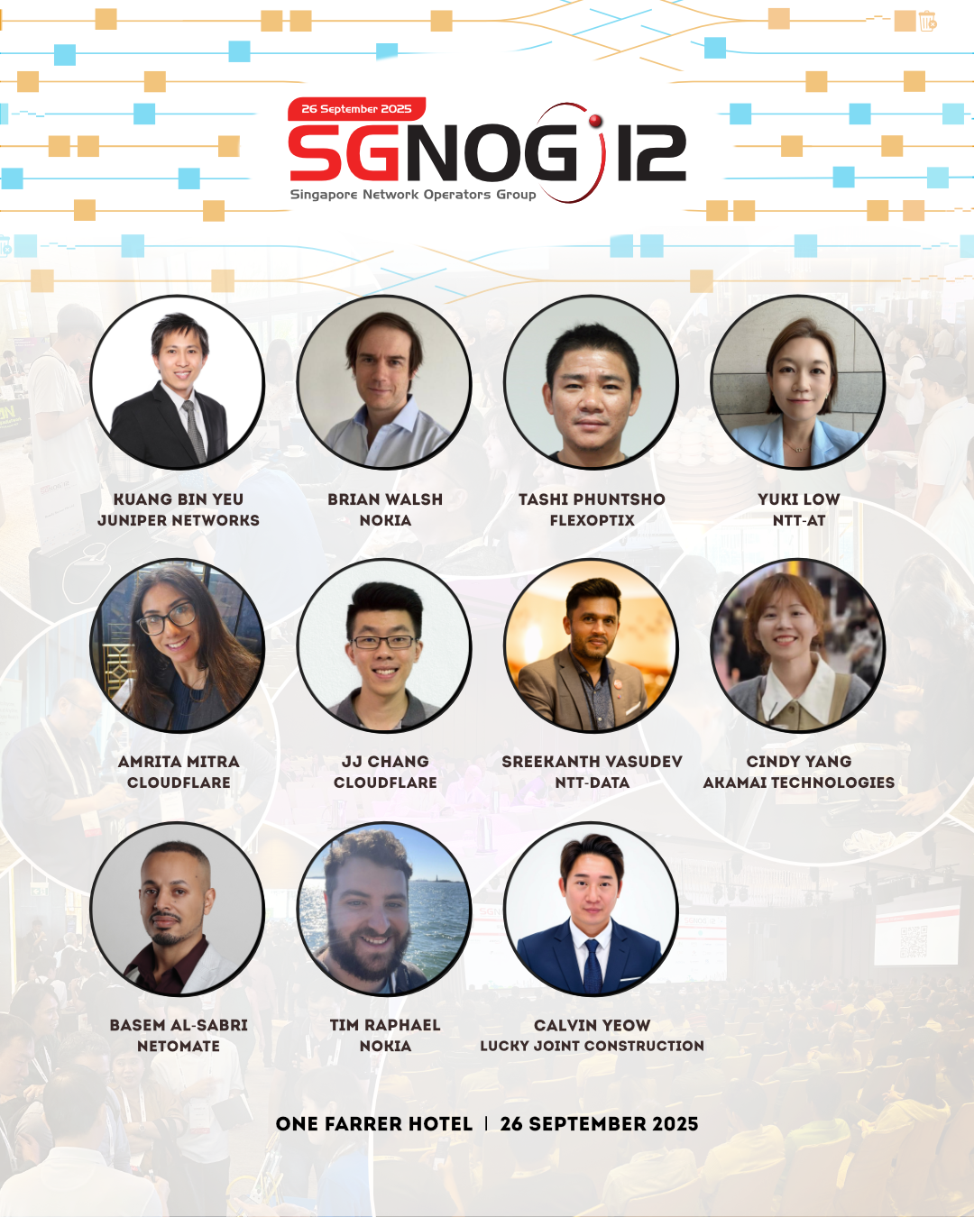 SGNOG12 Speakers